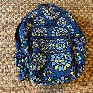 Vera Bradley Indigo Pop Large Backpack